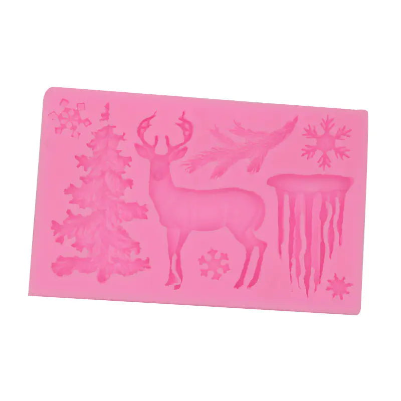 Christmas Snowflake Tree Silicone Mold For Baking