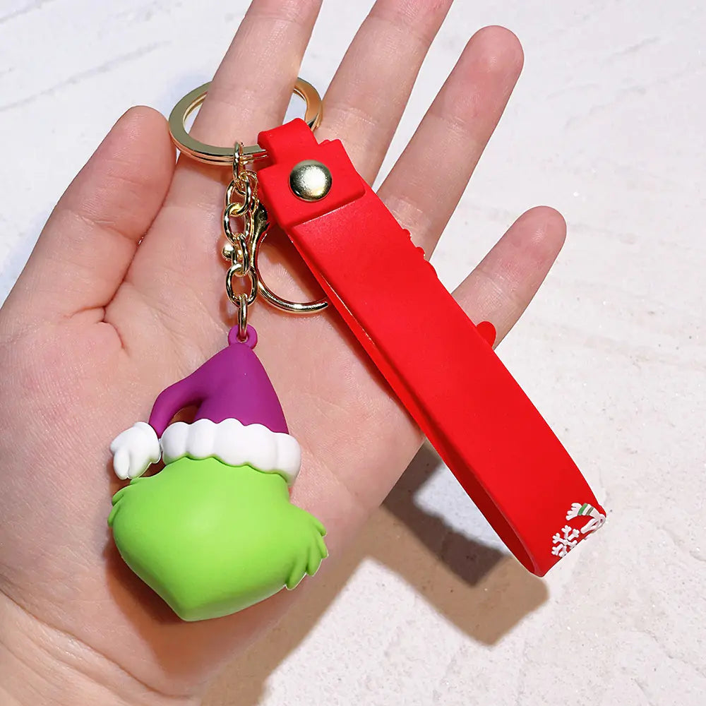Grinch Keychain Christmas Tree Decoration