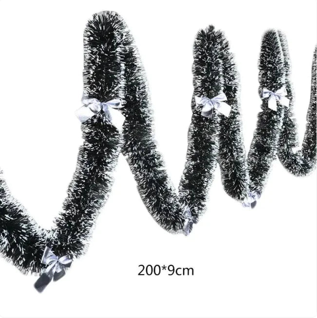 Festive Christmas Ribbon Garland Decoration For Home Decor