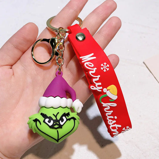 Grinch Keychain Christmas Tree Decoration