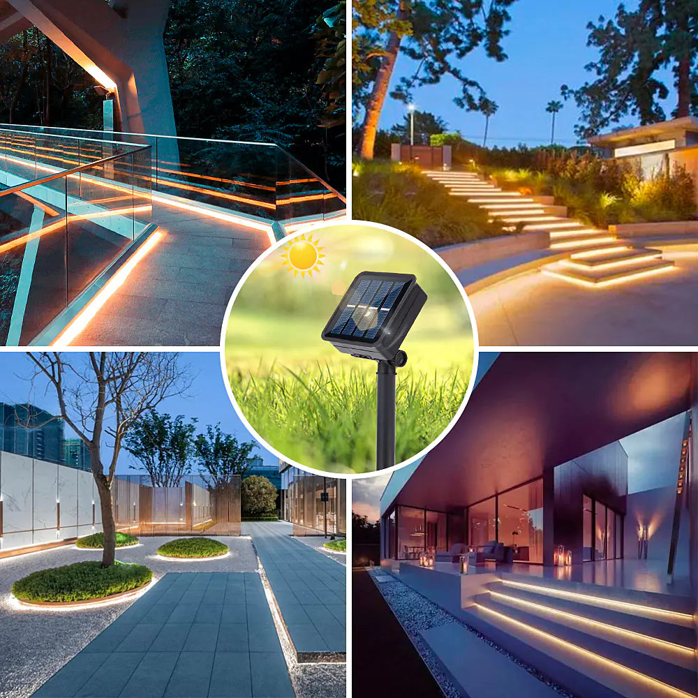 Solar LED String Lights For Outdoor Christmas Home Decor