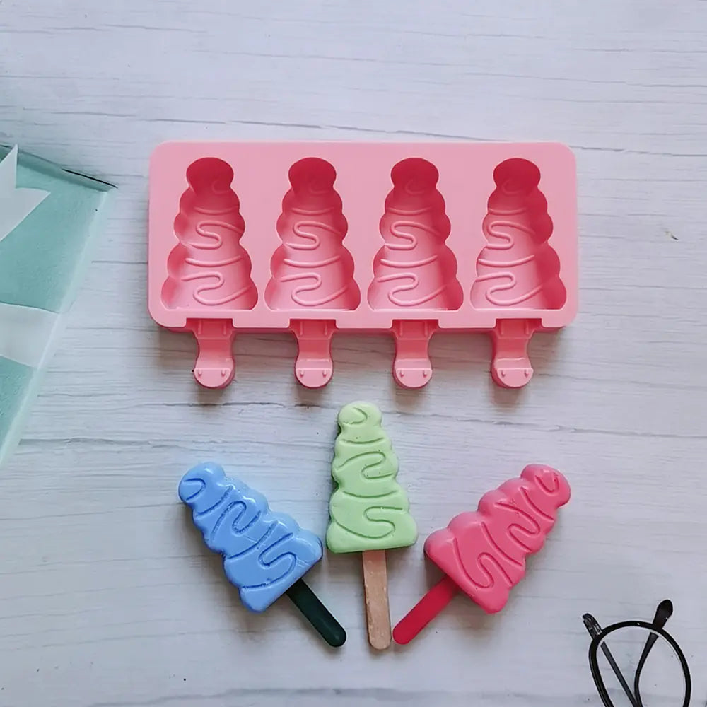 Christmas Tree Popsicle Molds - Kitchen Accessories