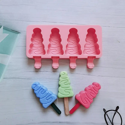 Christmas Tree Popsicle Molds - Kitchen Accessories