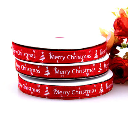 Christmas Ribbon 75ft, Twisted Weave Roll