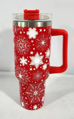Christmas Cheer Travel Thermos Tumbler
