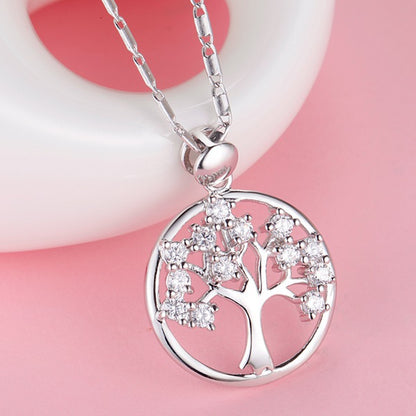 Diamond Life Tree Necklace Tree Pendant Christmas Gift