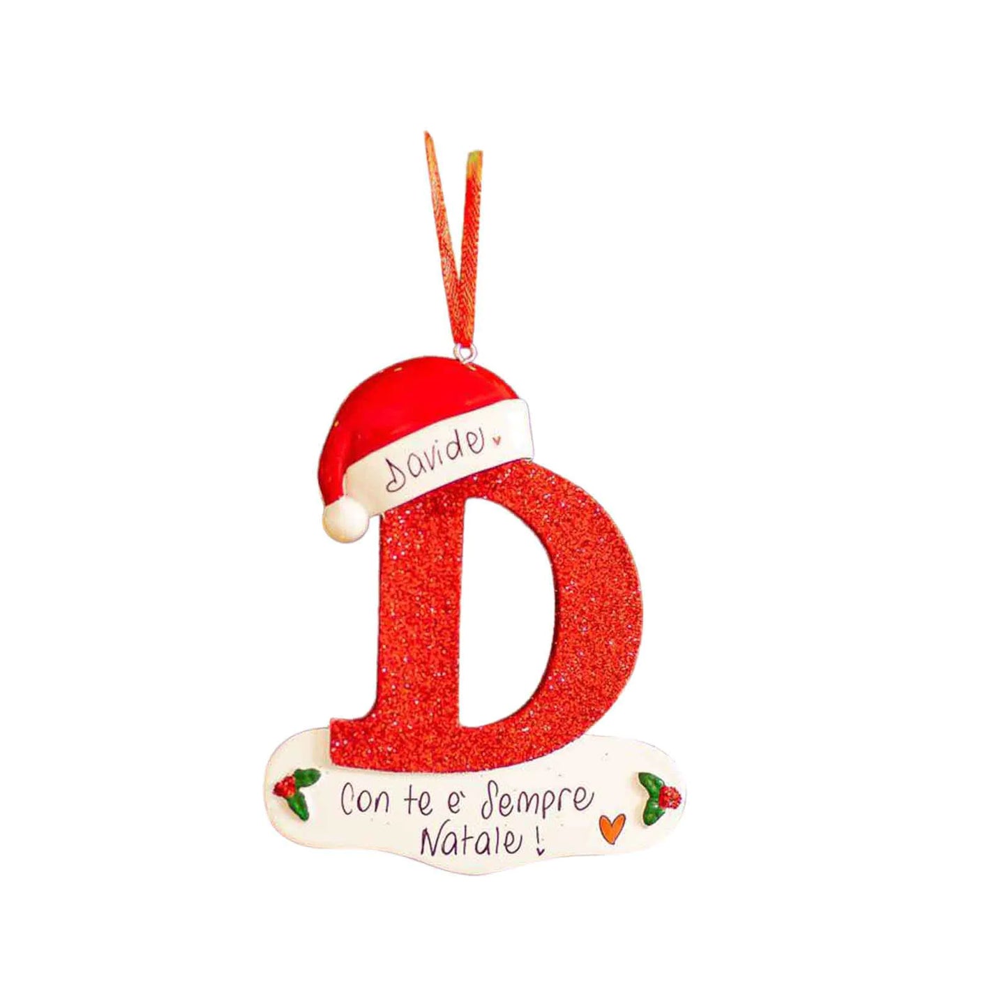 English Alphabet Letter Block Decorative Christmas Ornament For Home Decor