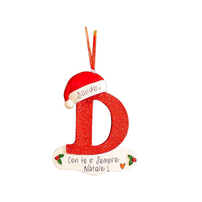English Alphabet Letter Block Decorative Christmas Ornament For Home Decor