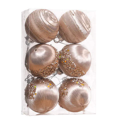 Silk Thread Christmas Ornament Balls For Home Decor