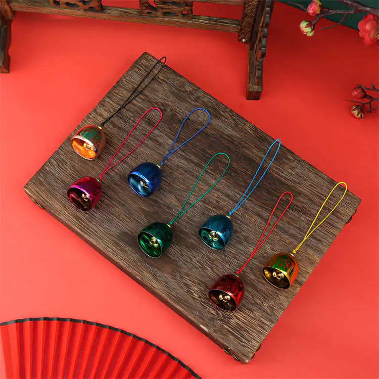 Colorful Metal Christmas Bells For Home Decor