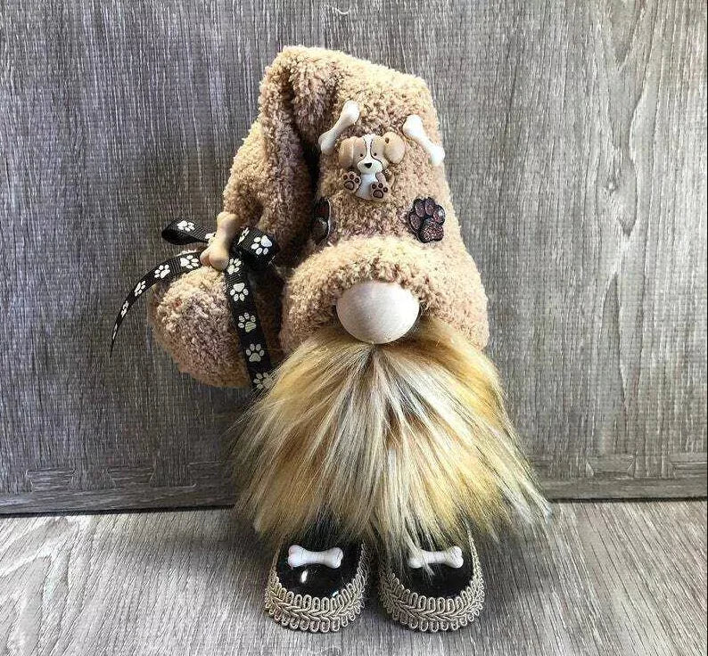 Cute Gnome Head Doll Figurine For Halloween & Christmas