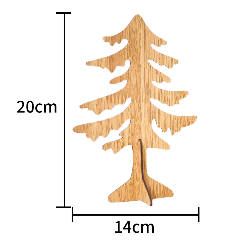 Wooden Christmas Reindeer Decor & Tree Ornament