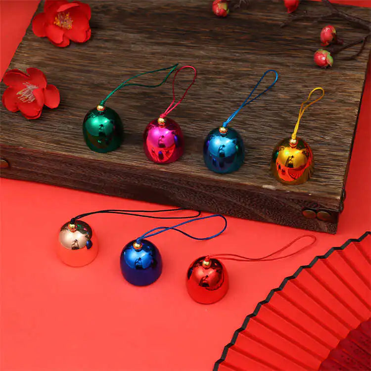 Colorful Metal Christmas Bells For Home Decor
