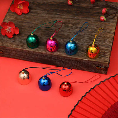 Colorful Metal Christmas Bells For Home Decor