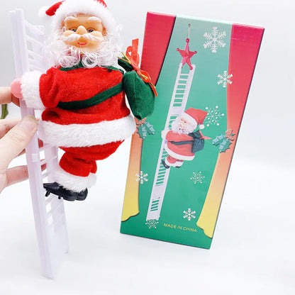 Electric Santa Parachute Toy For Christmas Decoration For Home Decor