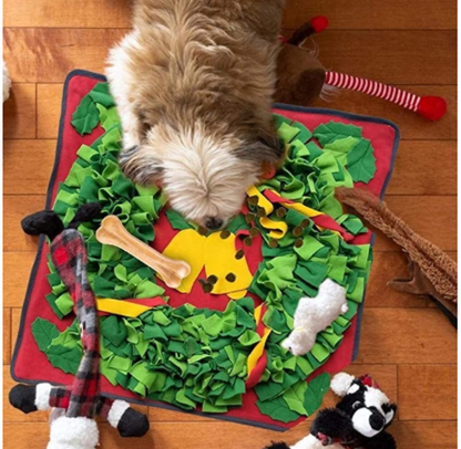 Christmas Pet Sniffing Mat For Holiday Fun Home Decor