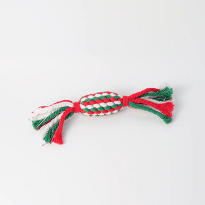 Cotton Thread Dog Toy - Christmas Tree Gift Doll