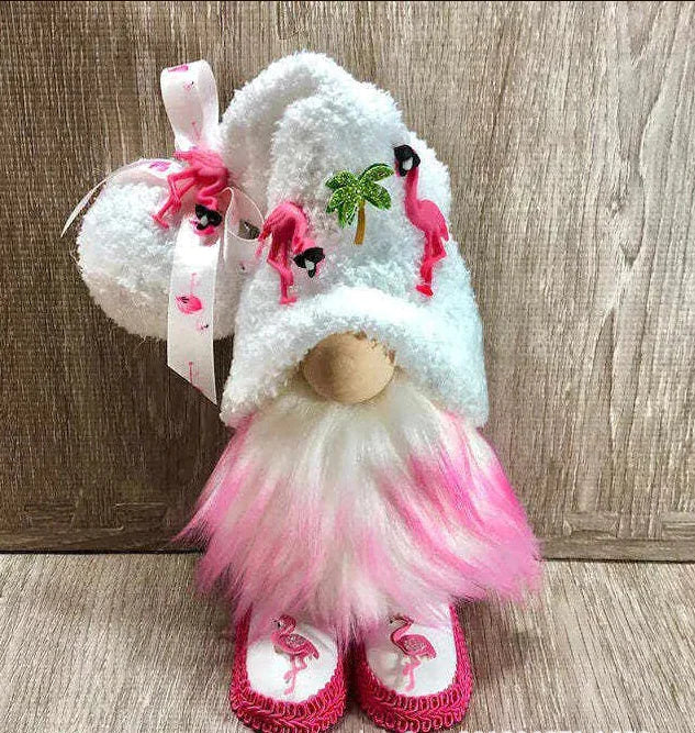 Cute Gnome Head Doll Figurine For Halloween & Christmas