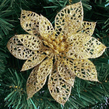 Colorful Sparkling Christmas Tree Flower Holiday Gift For Home Decor