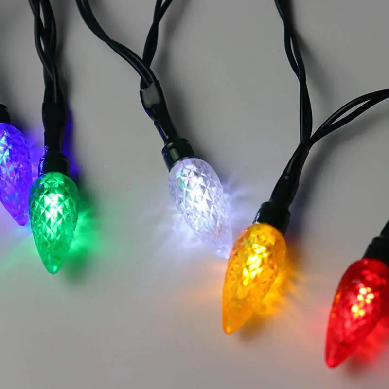 LED USB Charging Cable With Christmas String Lights