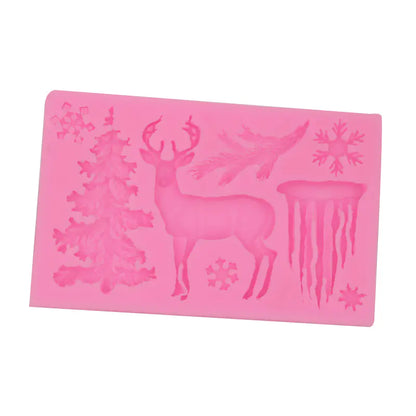 Christmas Snowflake Tree Silicone Mold For Baking
