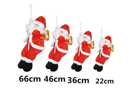 Climbing Santa Claus Christmas Scene Decoration Ornament For Home Decor