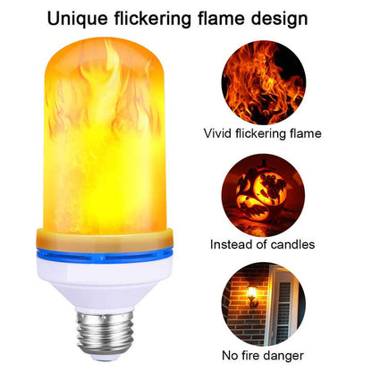 LED Flame Light Bulbs For Home Decor Christmas & Holiday Atmosphere