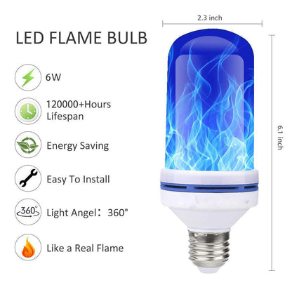 LED Flame Light Bulbs For Home Decor Christmas & Holiday Atmosphere