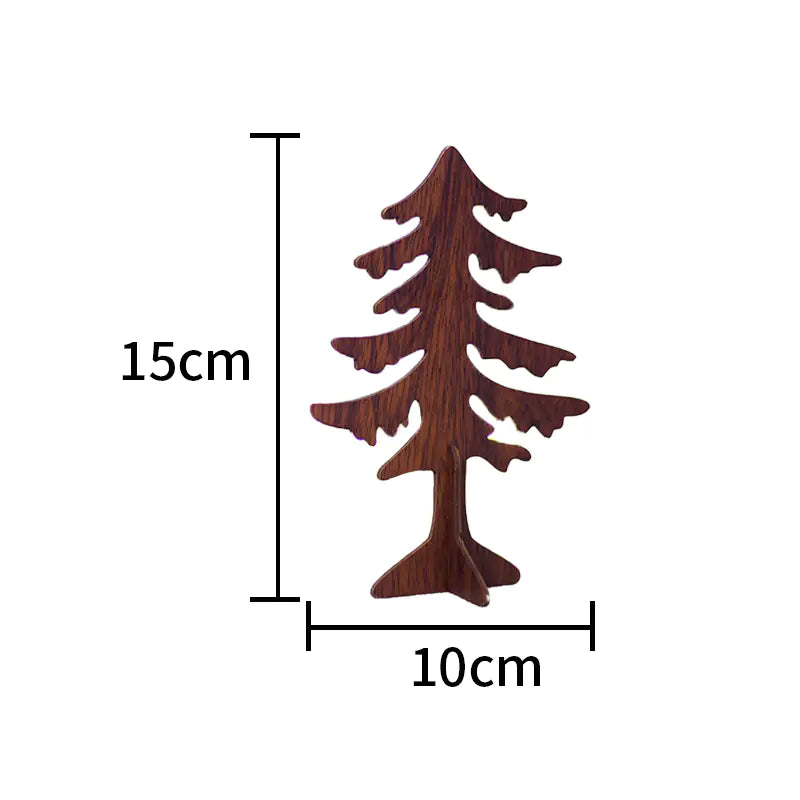 Wooden Christmas Reindeer Decor & Tree Ornament