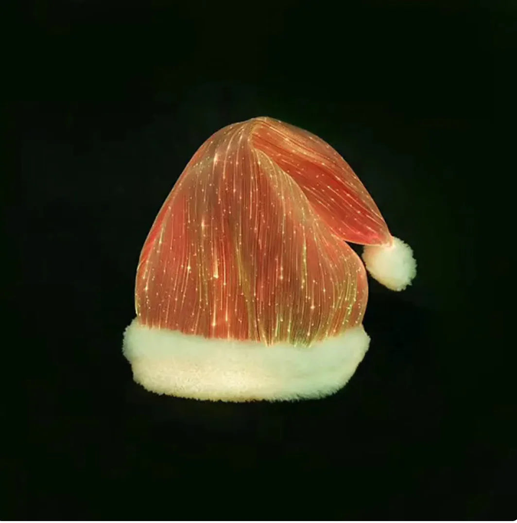 LED Glowing Christmas Santa Hat