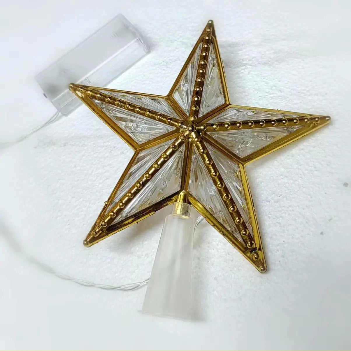 LED Christmas Star Tree Topper Decoration For Home Decor