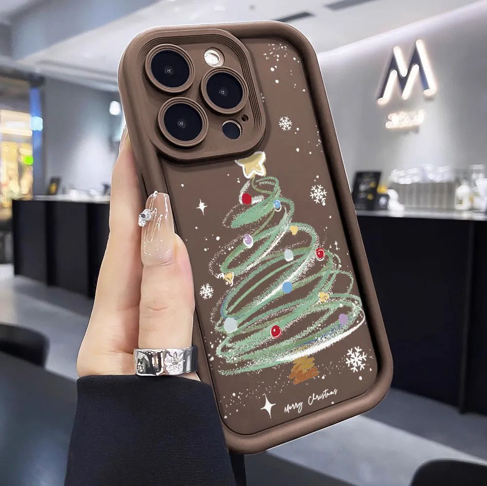 Christmas Tree iPhone Case Silicone Soft Case