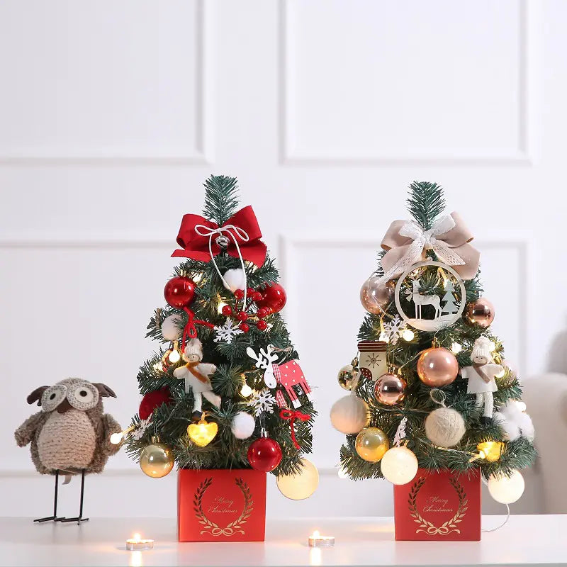 Mini Christmas Tree With Lights For Home Decor