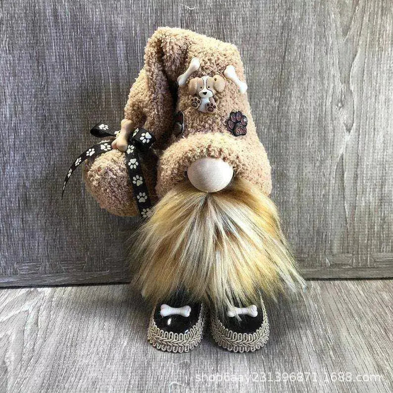 Cute Gnome Head Doll Figurine For Halloween & Christmas