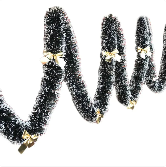 Festive Christmas Ribbon Garland Decoration For Home Decor