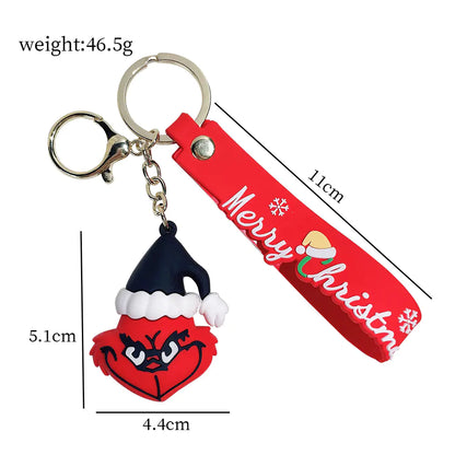 Grinch Keychain Christmas Tree Decoration