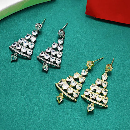 Christmas Tree Earrings For Women - Chic & Versatile