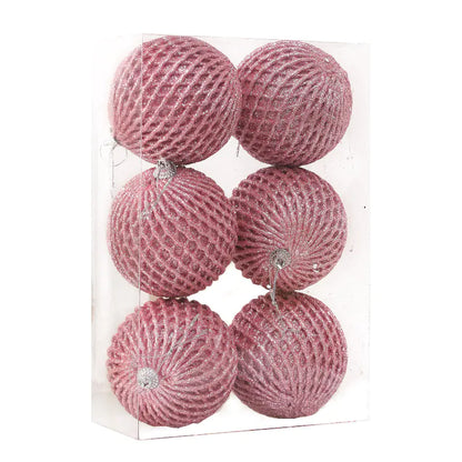 Foam Grid Christmas Ball Ornaments For Home Decor