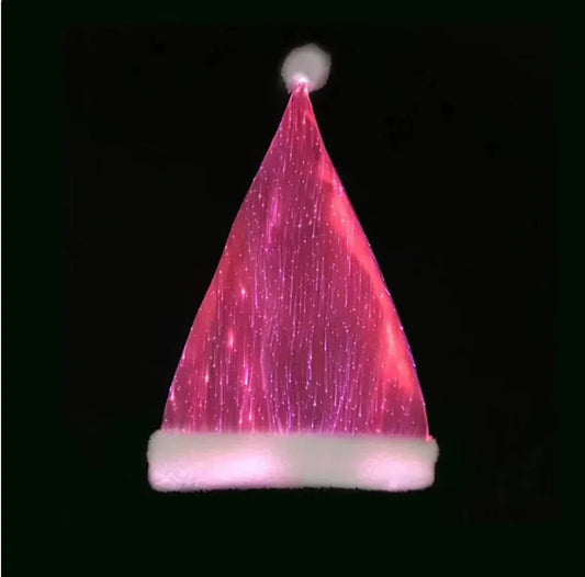 LED Glowing Christmas Santa Hat