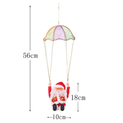 Electric Santa Parachute Toy For Christmas Decoration For Home Decor