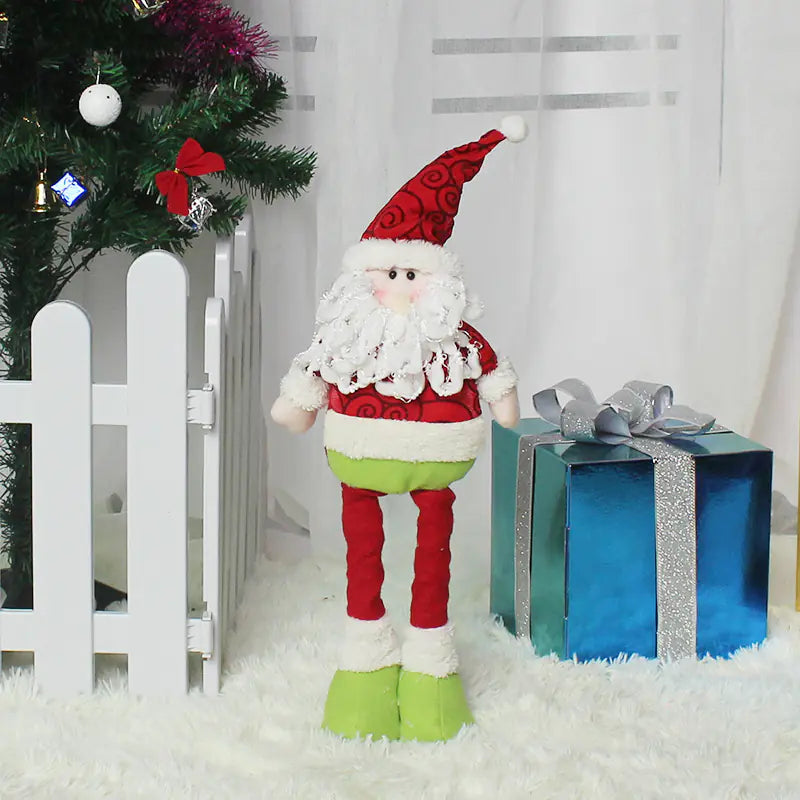 Stretching Santa Figurine - Christmas Gift For Home Decor
