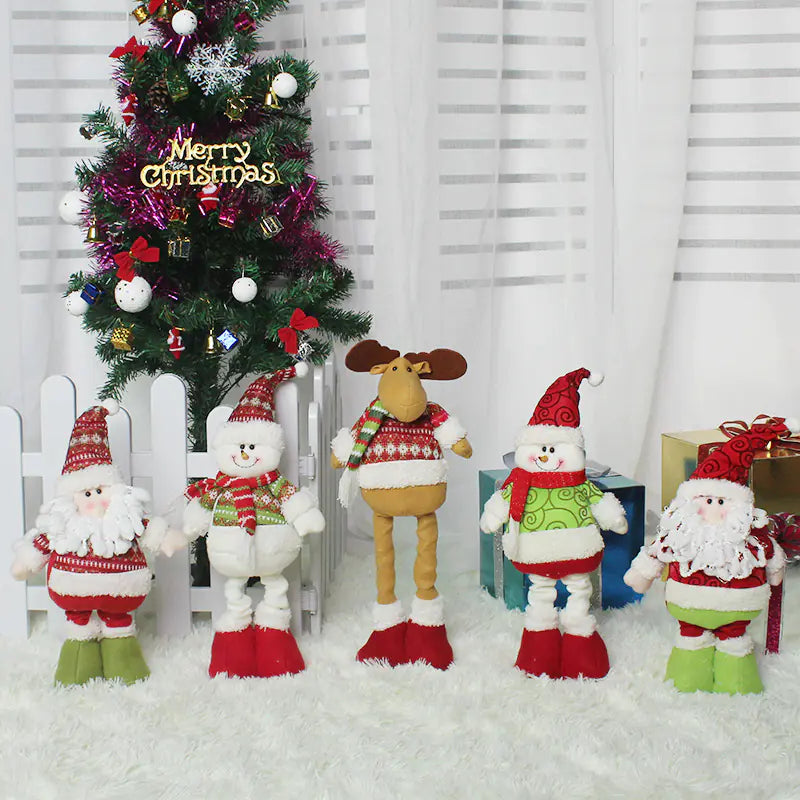 Stretching Santa Figurine - Christmas Gift For Home Decor