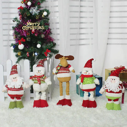 Stretching Santa Figurine - Christmas Gift For Home Decor