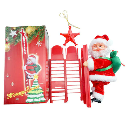 Electric Santa Parachute Toy For Christmas Decoration For Home Decor