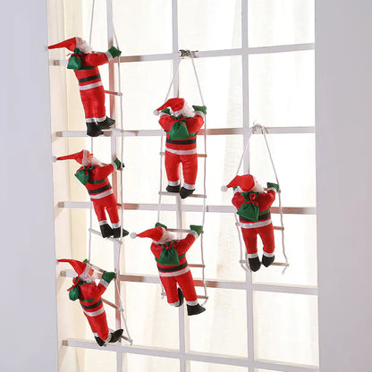 Christmas Santa Climbing Decoration Prop For Home Decor