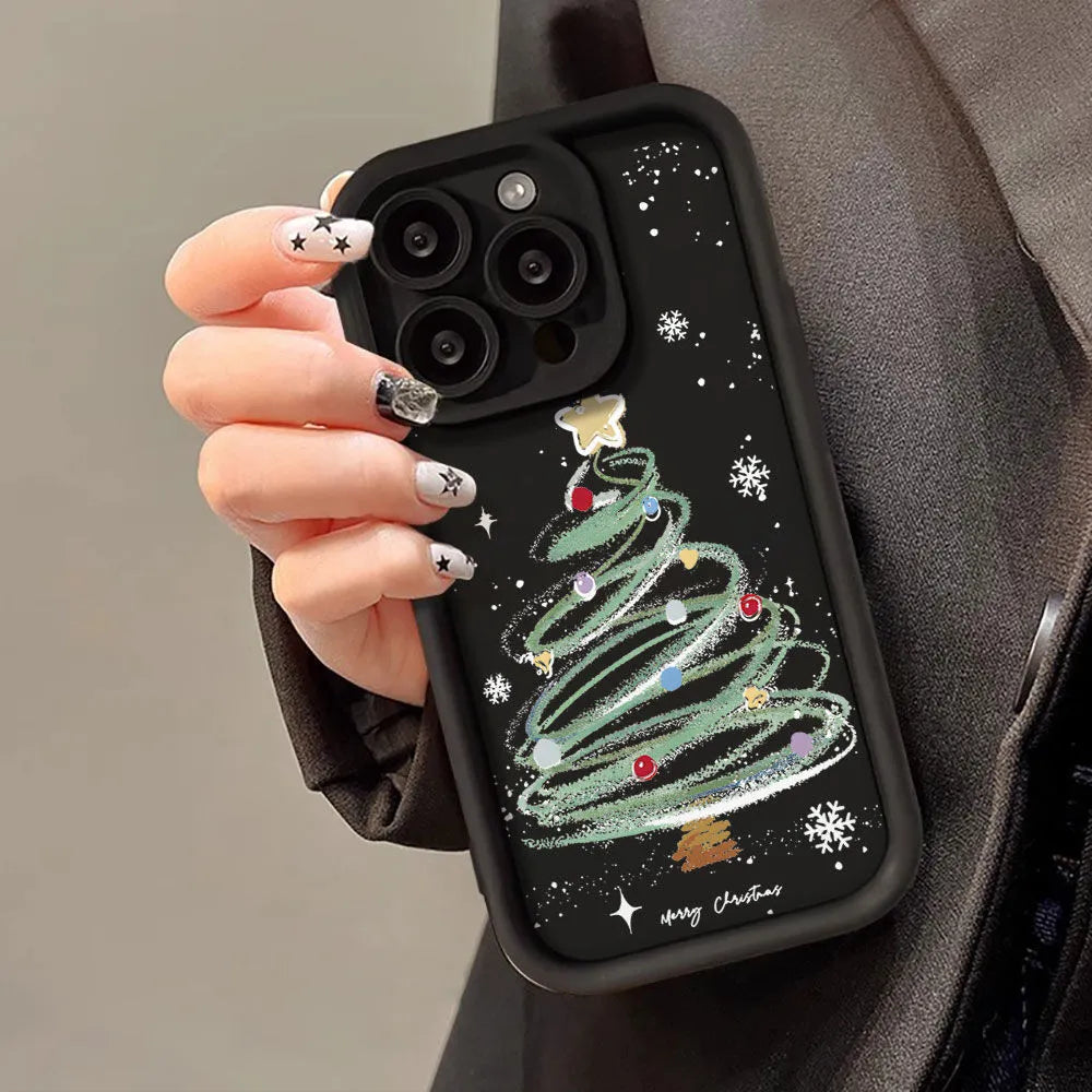 Christmas Tree iPhone Case Silicone Soft Case