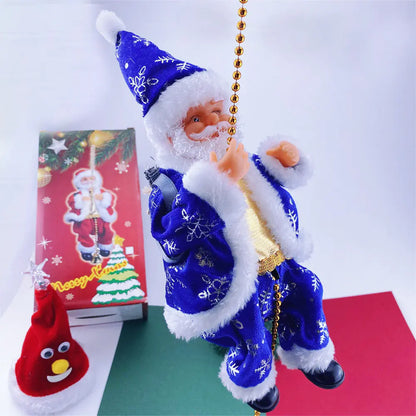Electric Santa Parachute Toy For Christmas Decoration For Home Decor