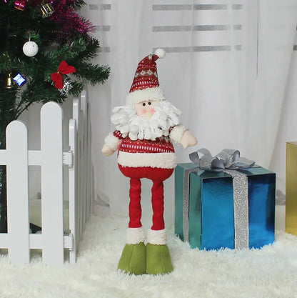 Stretching Santa Figurine - Christmas Gift For Home Decor