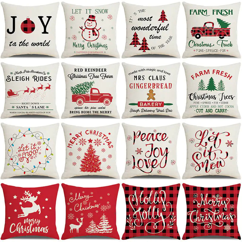 Home Christmas Sofa Cushion Seat Cover Series For Home Decor