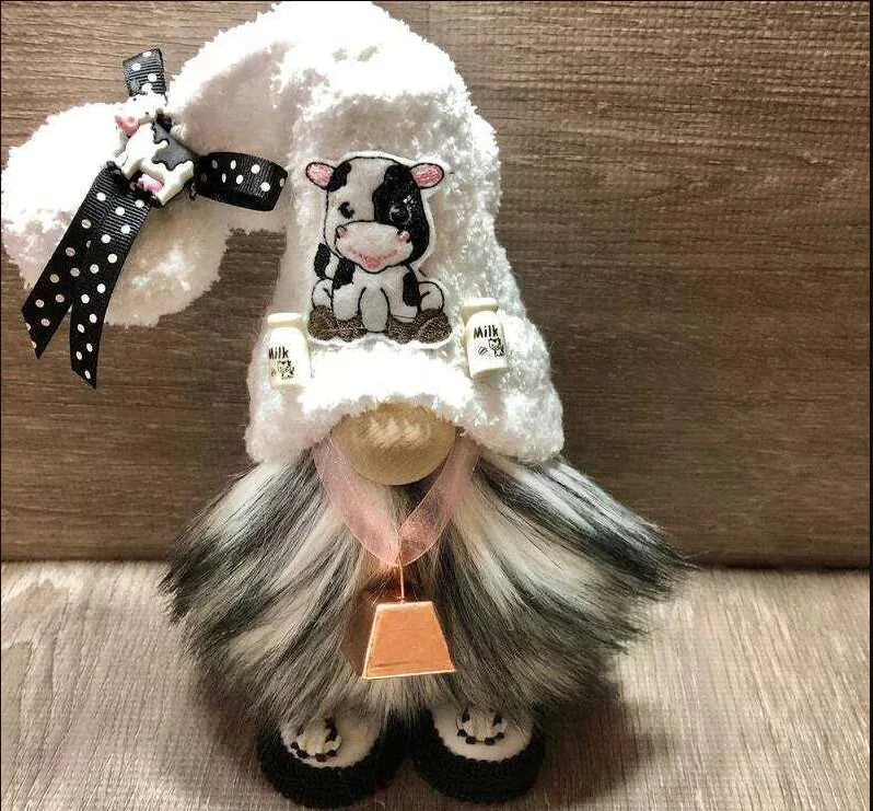 Cute Gnome Head Doll Figurine For Halloween & Christmas